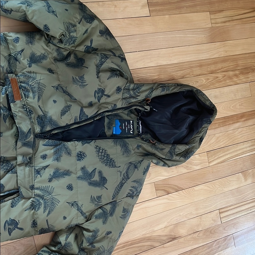 Men's Green Hooded Jacket - xl